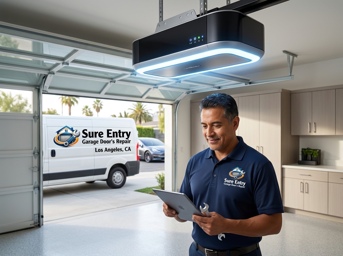 Smart WiFi Garage Door Opener in Los Angeles